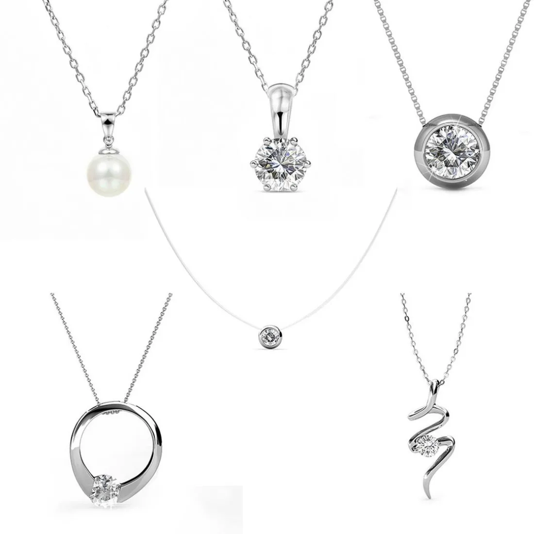 Calendrier De L'avent 24 Bijoux avec Finitions Argentées