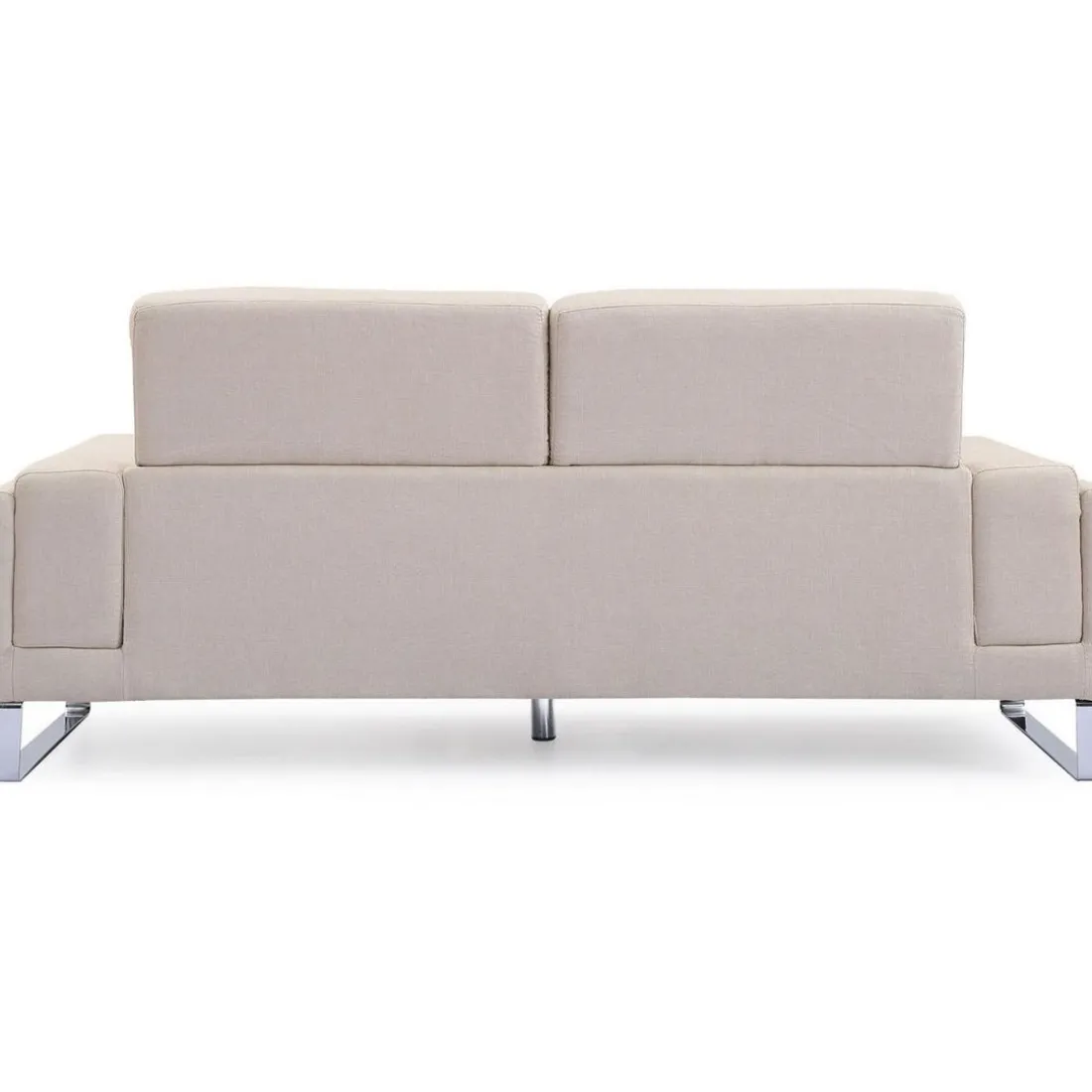 Canapé 3 Places Barth Tissu Beige BATO