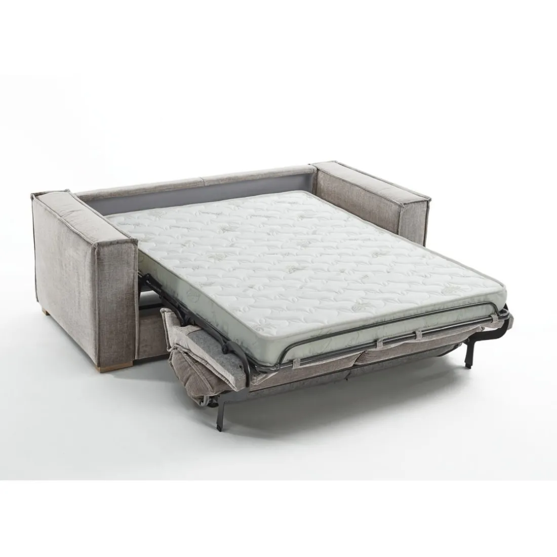 Canapé convertible express Gris Clair 3 places ISABELLA