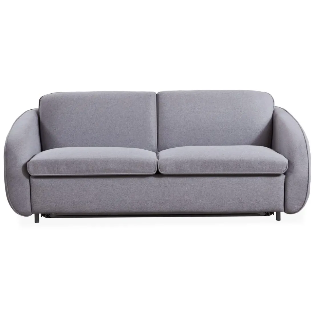 Canapé convertible express Naturali Tissu Gris clair