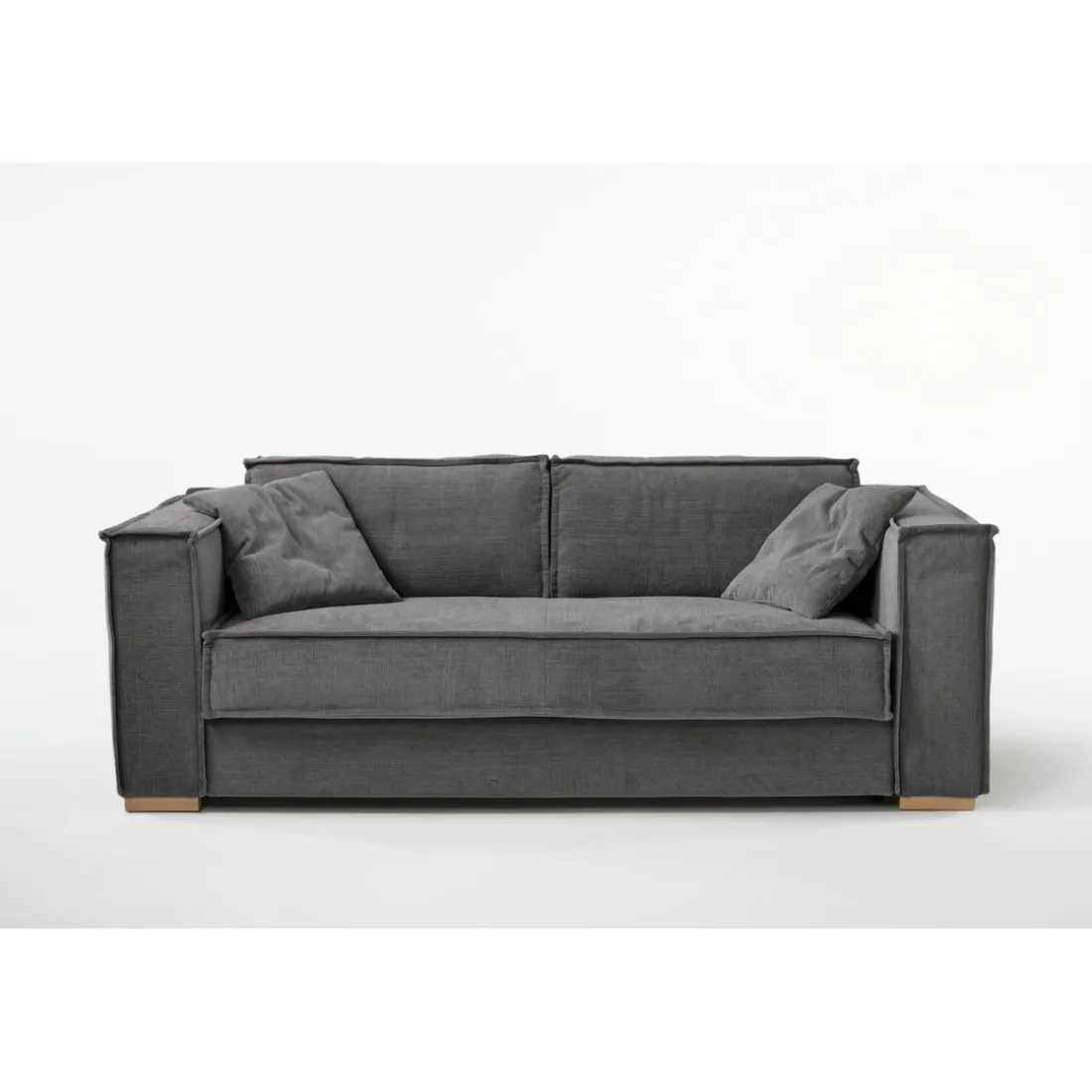 Canapé convertible express Gris Anthracite 3 places ISABELLA