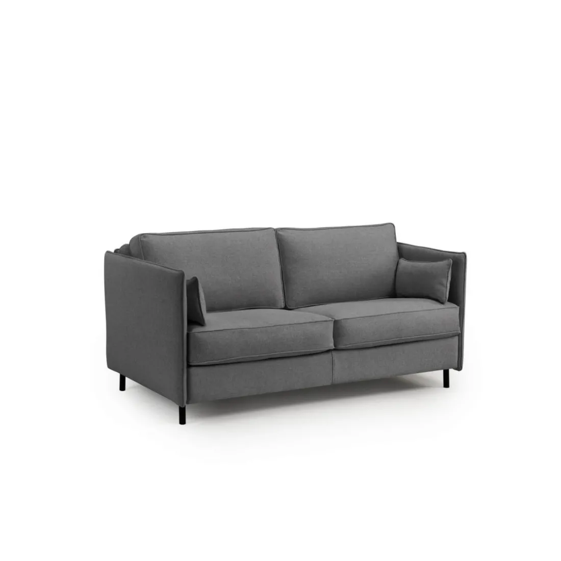Canapé convertible express Gris anthracite 3 places ELISA
