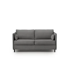 Canapé convertible express Gris anthracite 3 places ELISA