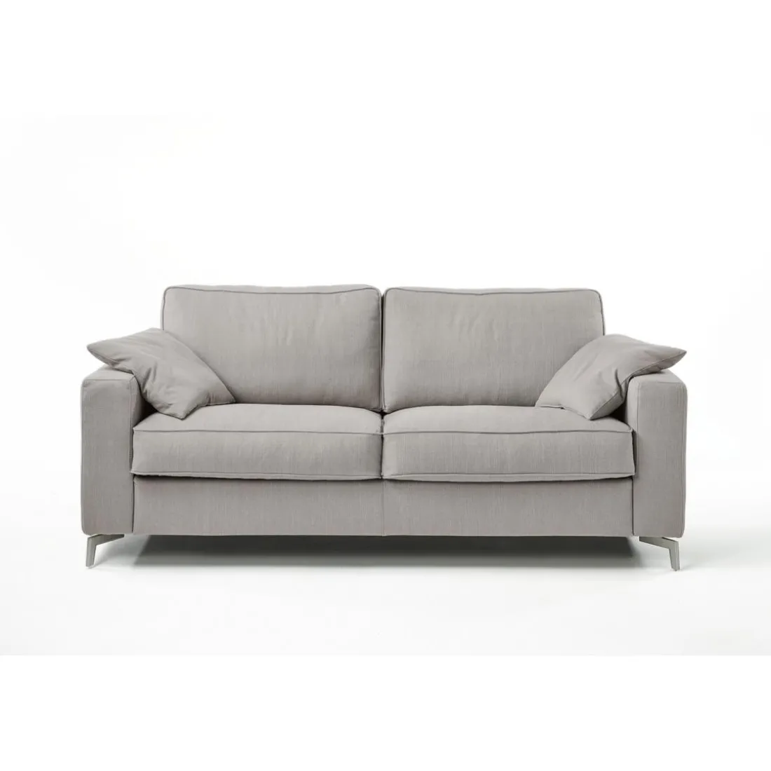 Canapé convertible express Gris Clair 3 places CARLA