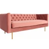 Canapé en Velours Rose 3 places SEE LY