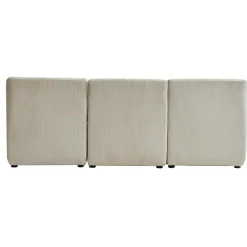 Canapé modulable VARDE design scandinave raffiné en velours côtelé avec mousse de densité supérieure