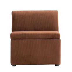 Canapé modulable VARDE design scandinave raffiné en velours avec mousse