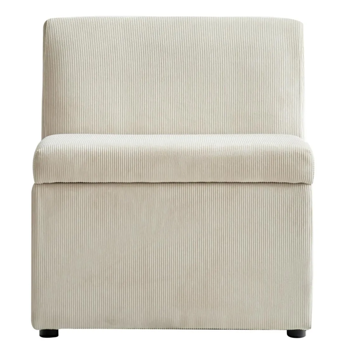Canapé modulable VARDE design scandinave raffiné en velours côtelé avec mousse