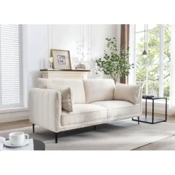 Canape 3 places en Metal blanc
