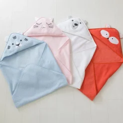 Cape de bain + ba animaux - Blanc