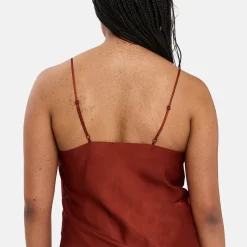 Caraco pyjama homewear - Marron en viscose