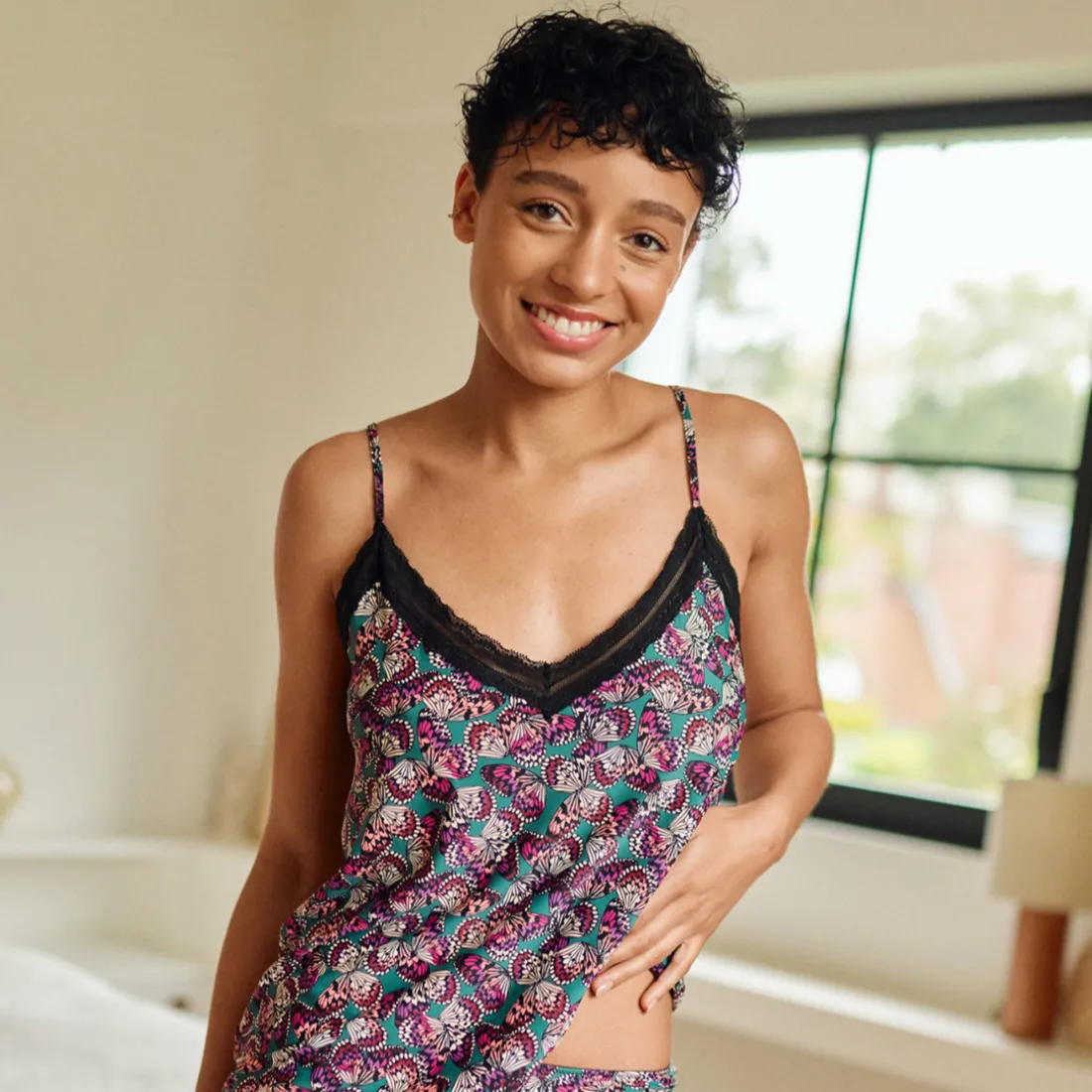 Caraco pyjama multicolore