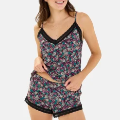 Caraco pyjama multicolore