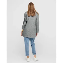 Cardigan Col italien gris