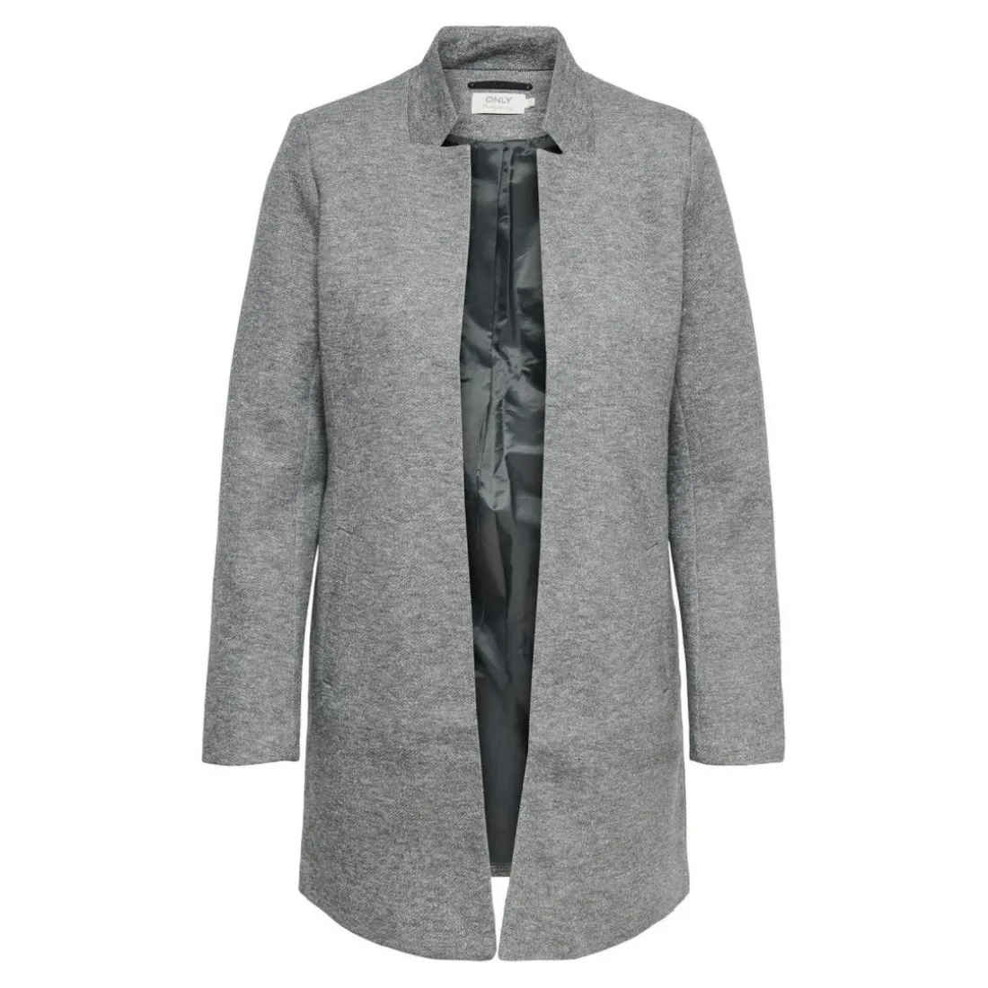 Cardigan Col italien gris