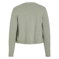 Cardigan court à maille en viscose Ril vert Mae