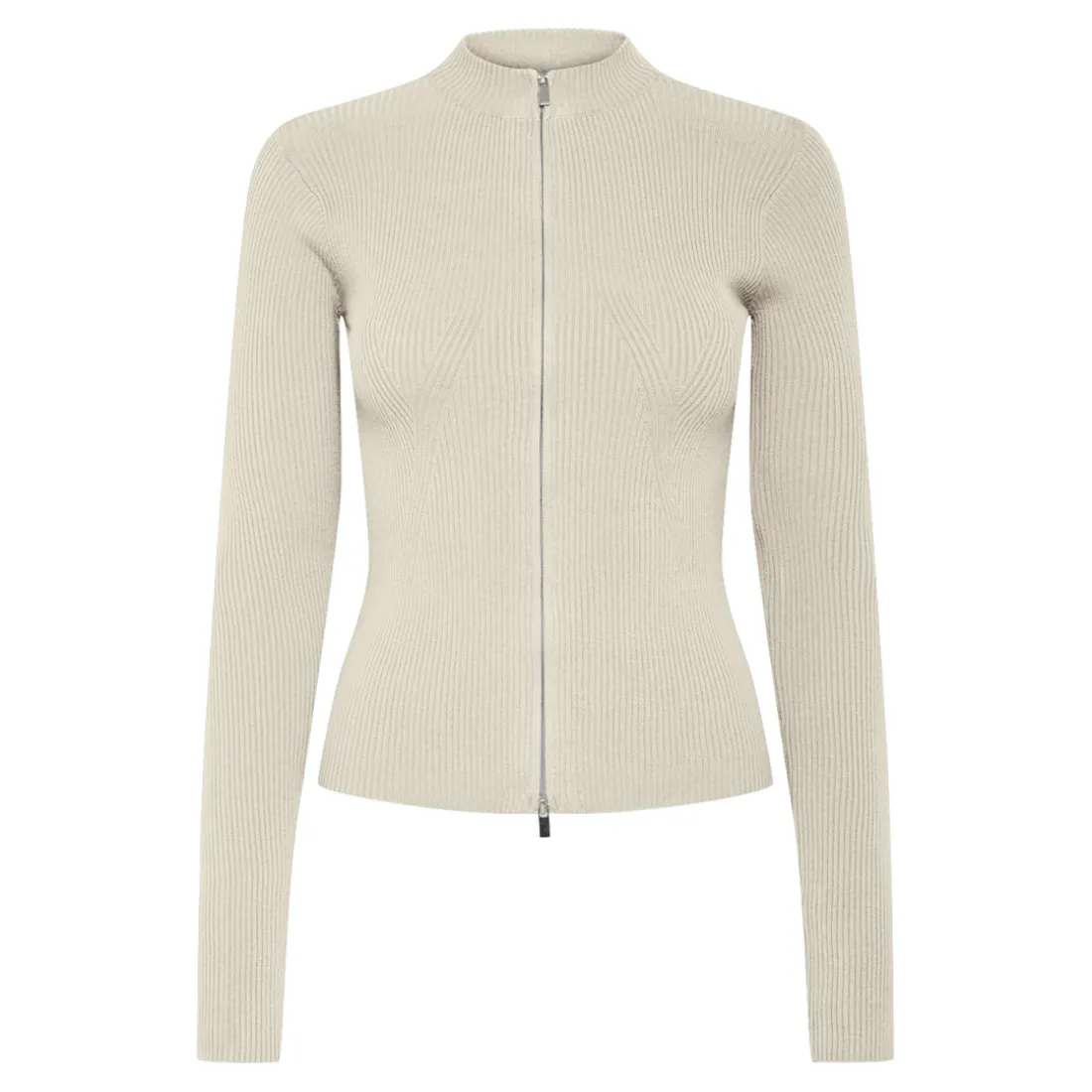 Cardigan manches longues Crista marron en viscose Esme