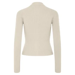 Cardigan manches longues Crista marron en viscose Esme