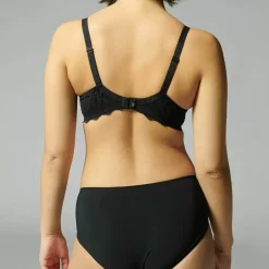 CARESSE Culotte taille haute Noir