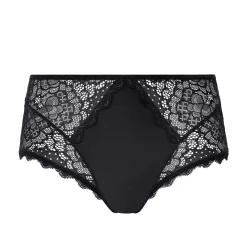 CARESSE Culotte taille haute Noir