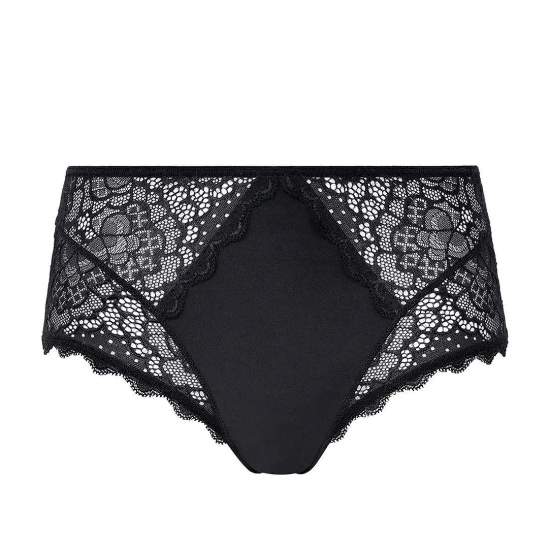 CARESSE Culotte taille haute Noir