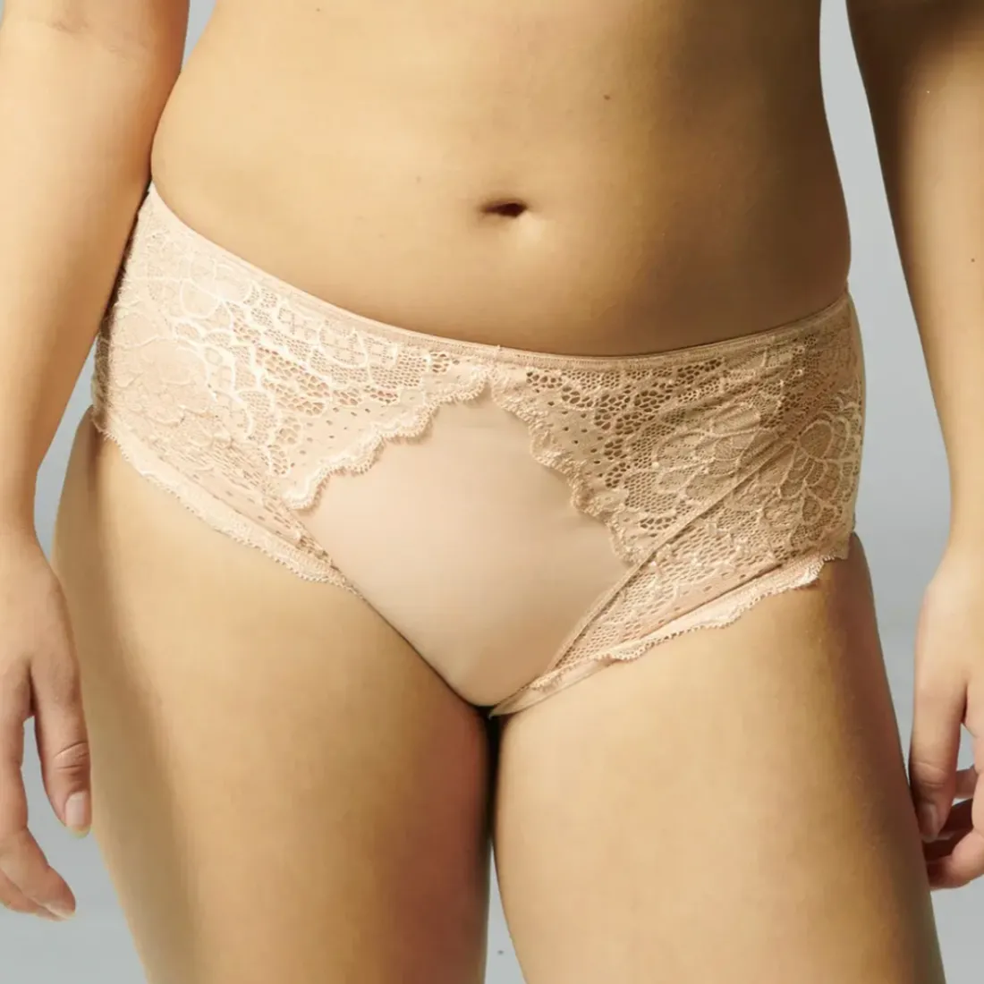 Caresse Culotte taille haute - Peau Rosée