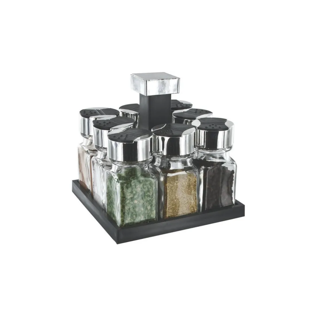 Carrousel Carre 8 pots couvercle plastique HALLIE