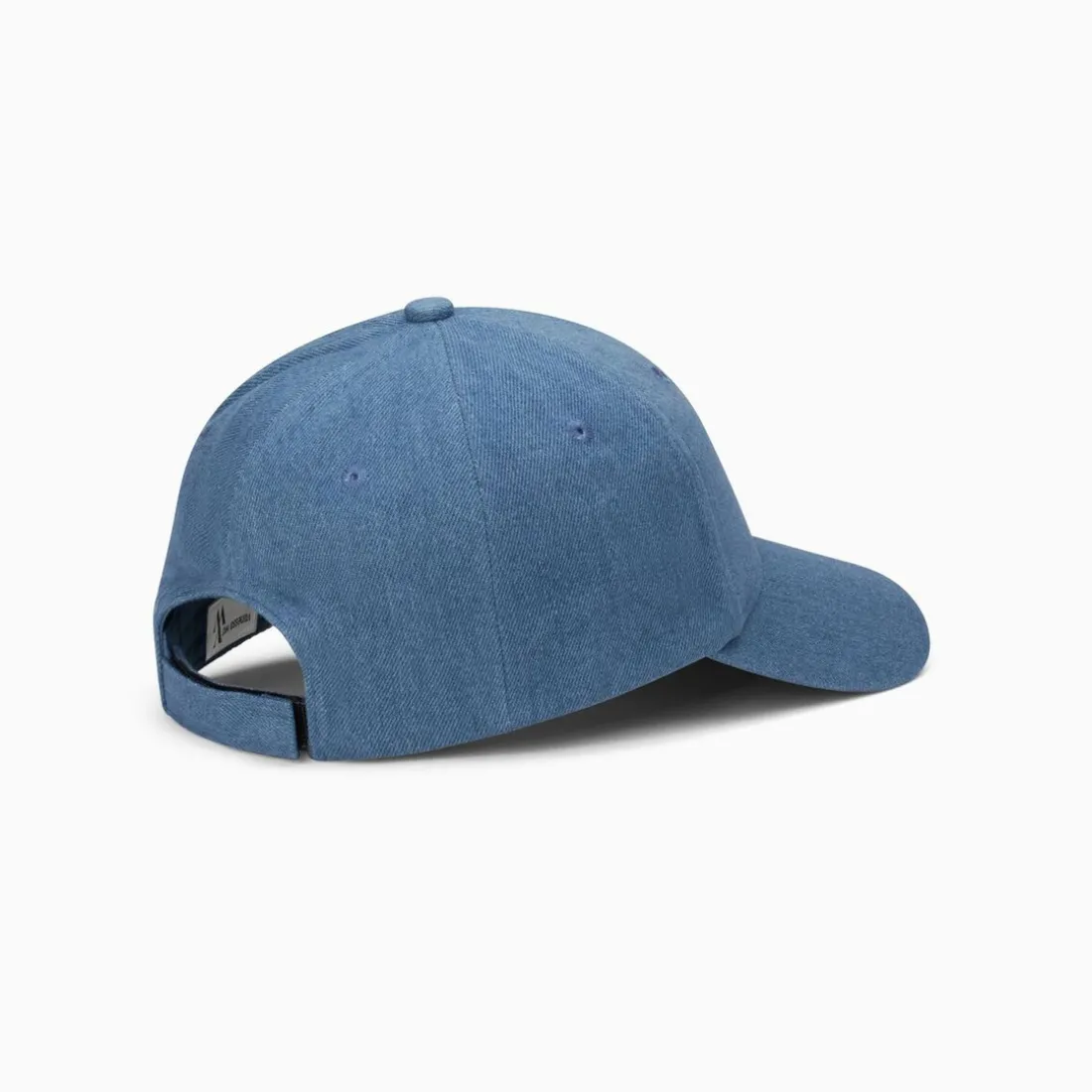Casquette Clem denim clair à monogramme brodé
