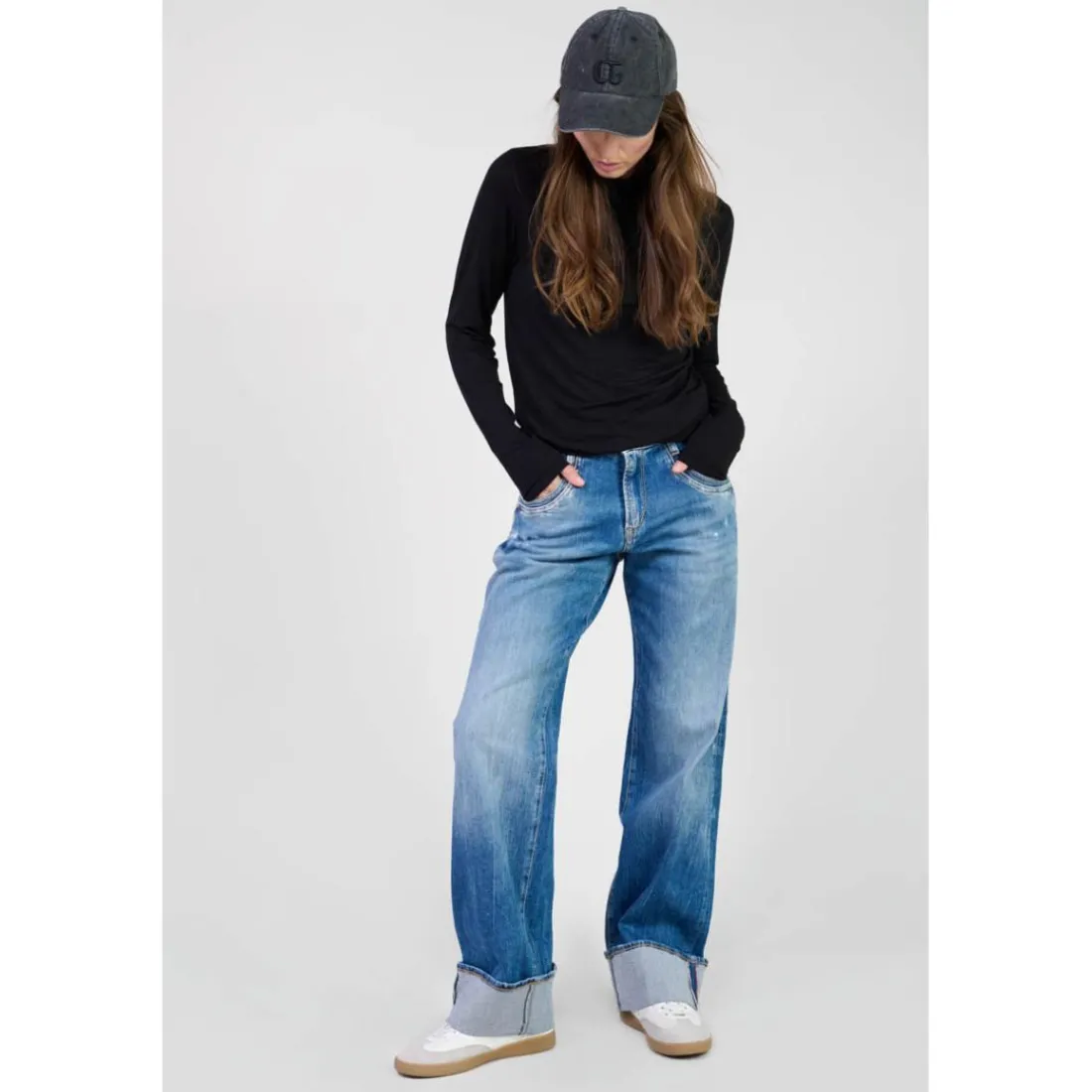 Casquette LOGA noir Eva en coton