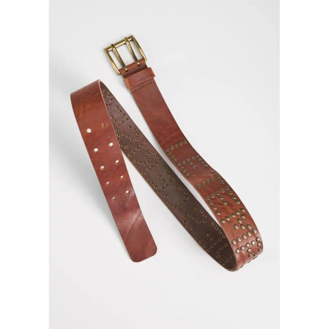 Ceinture CLASSIC marron en cuir Pax