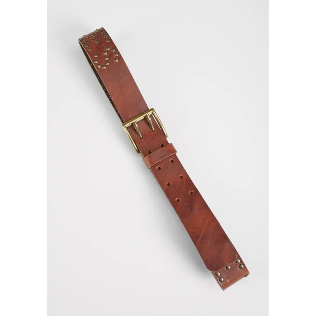 Ceinture CLASSIC marron en cuir Pax