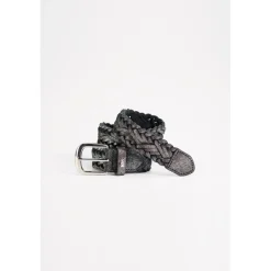 Ceinture ELGE noir Sam en cuir