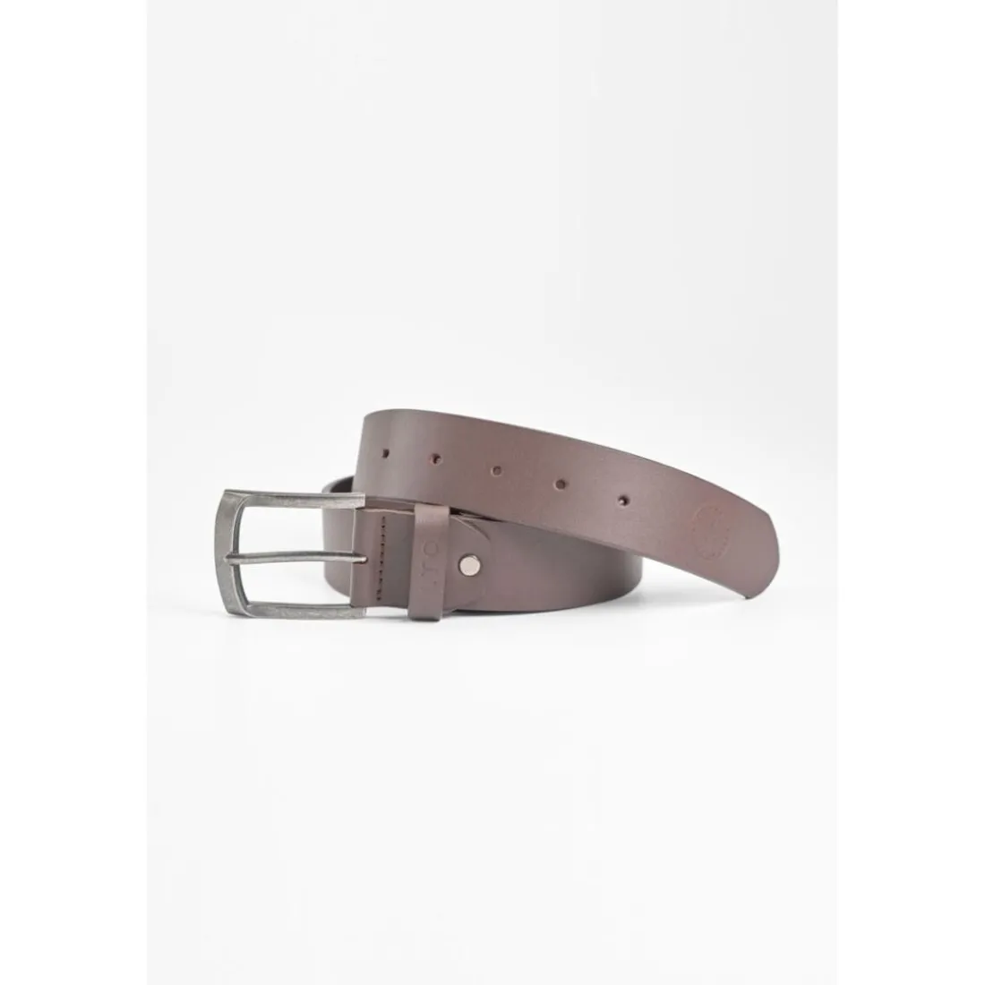 Ceinture en cuir PAVES marron Val