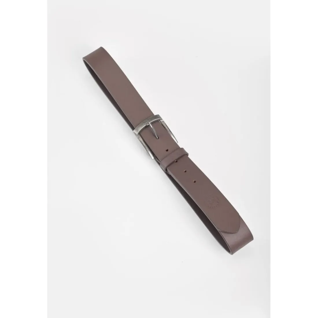 Ceinture en cuir PAVES marron Val