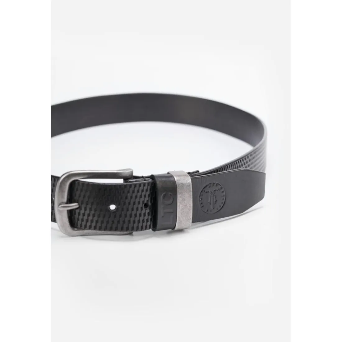 Ceinture en cuir SILAS noir Joel