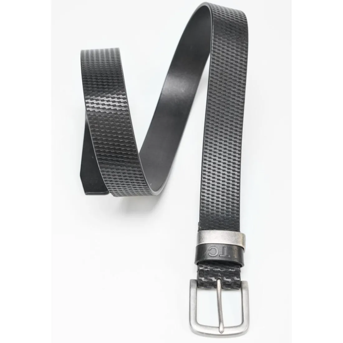 Ceinture en cuir SILAS noir Joel