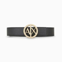 Ceinture femme sythétique noir/or