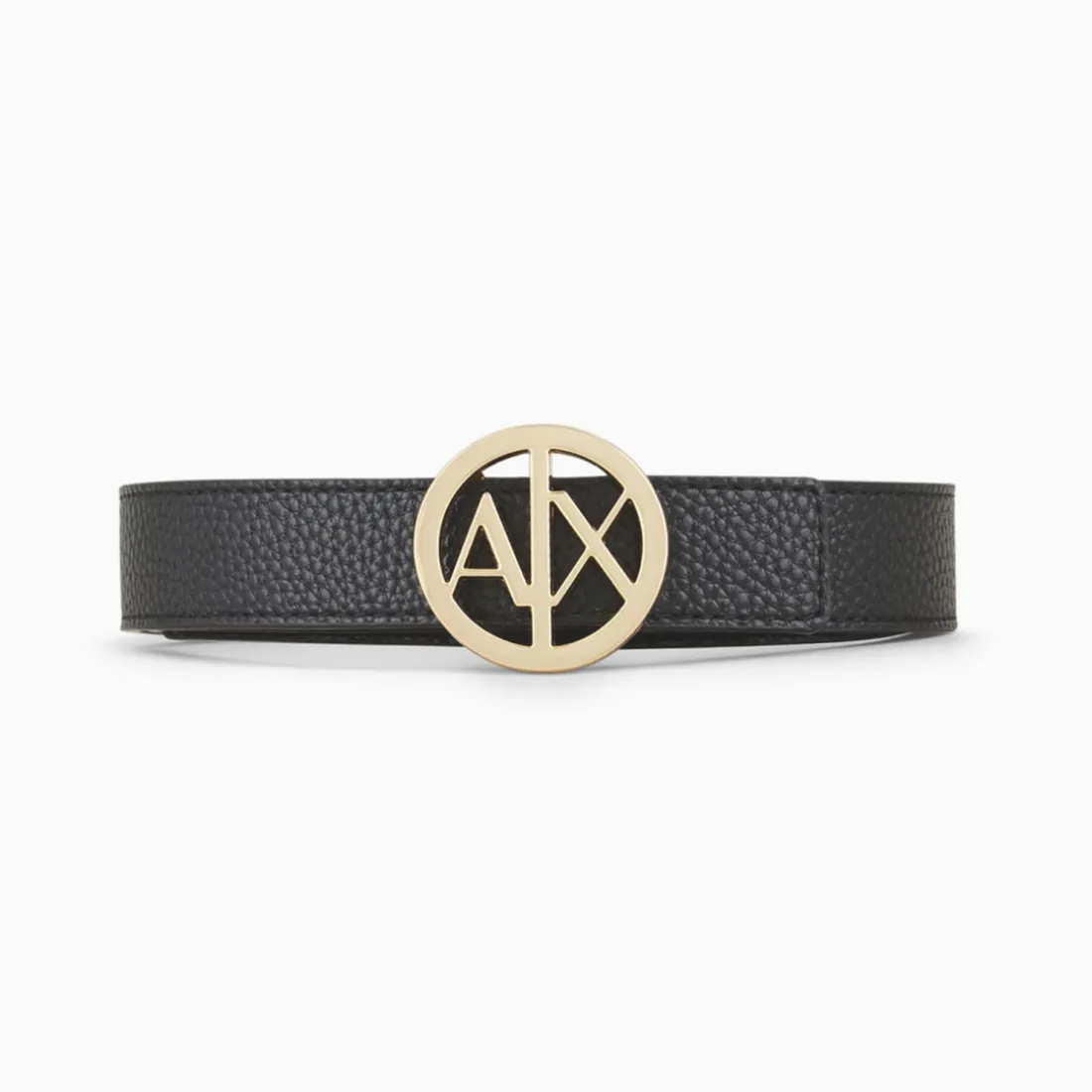 Ceinture femme sythétique noir/or