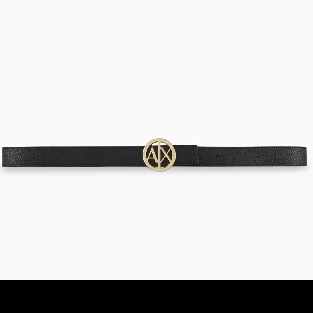 Ceinture femme sythétique noir/or