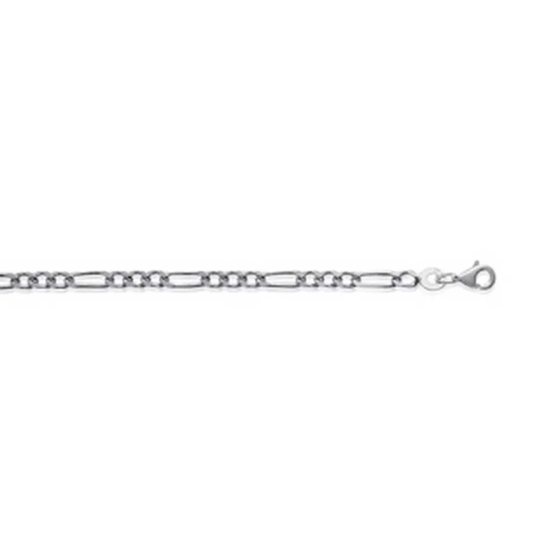 Chaine Homme Figaro 1-3 Argent 2,5mm Argent Maison de la Bijouterie Z330V050