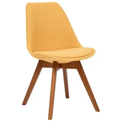 CHAISE BAYA VINTAGE JAUNE OCRE