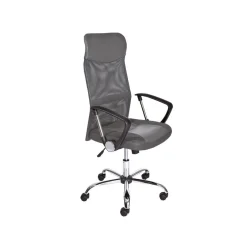 Chaise de Bureau à Hauteur Réglable Gris TORINO