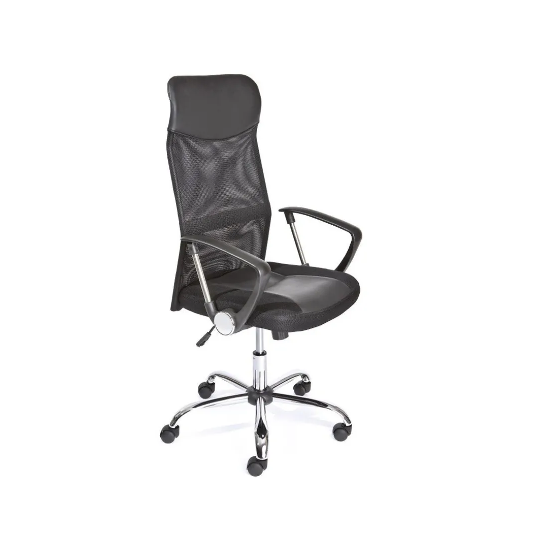 Chaise de Bureau à Hauteur Réglable Noir TORINO