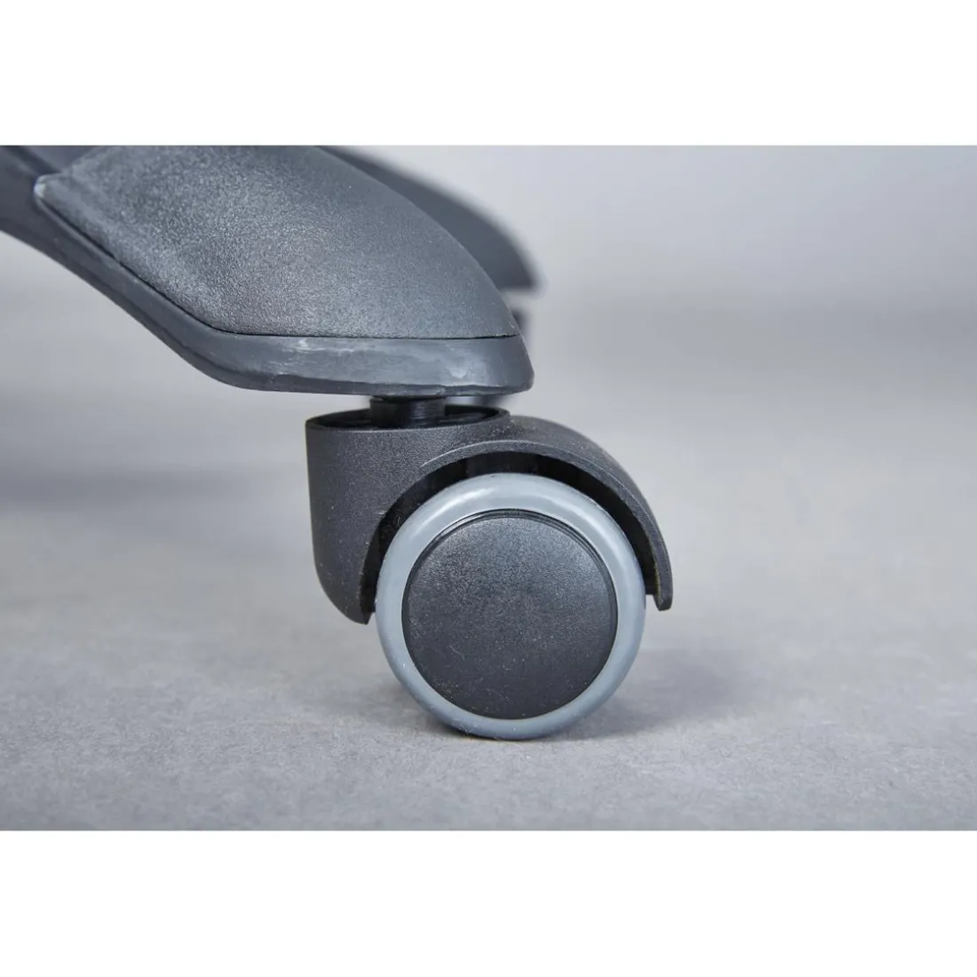 Chaise de Bureau à Hauteur Réglable Noir et Gris