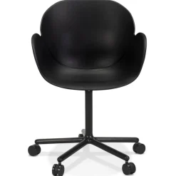 Chaise de bureau avec accoudoirs 'ORION' noire
