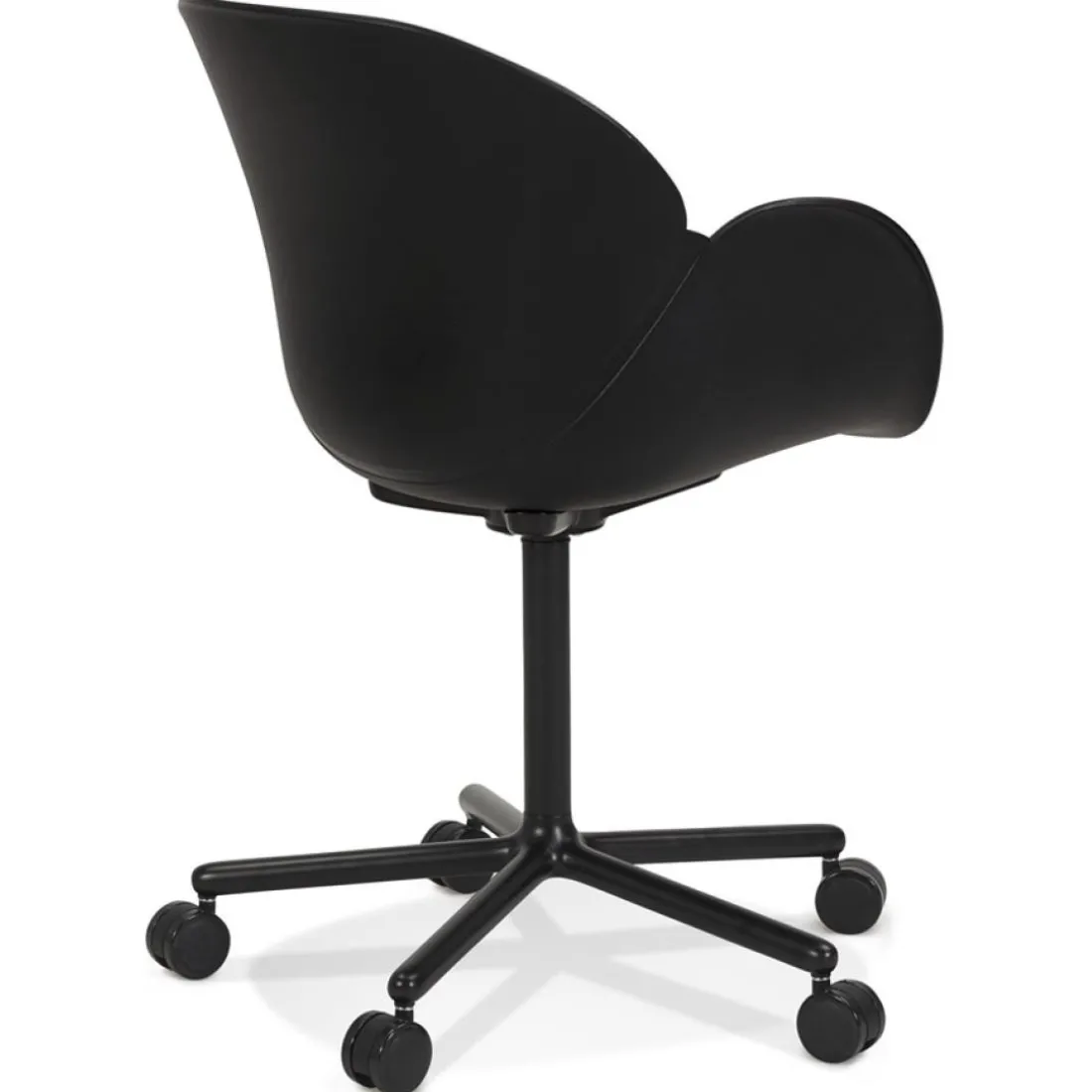 Chaise de bureau avec accoudoirs 'ORION' noire
