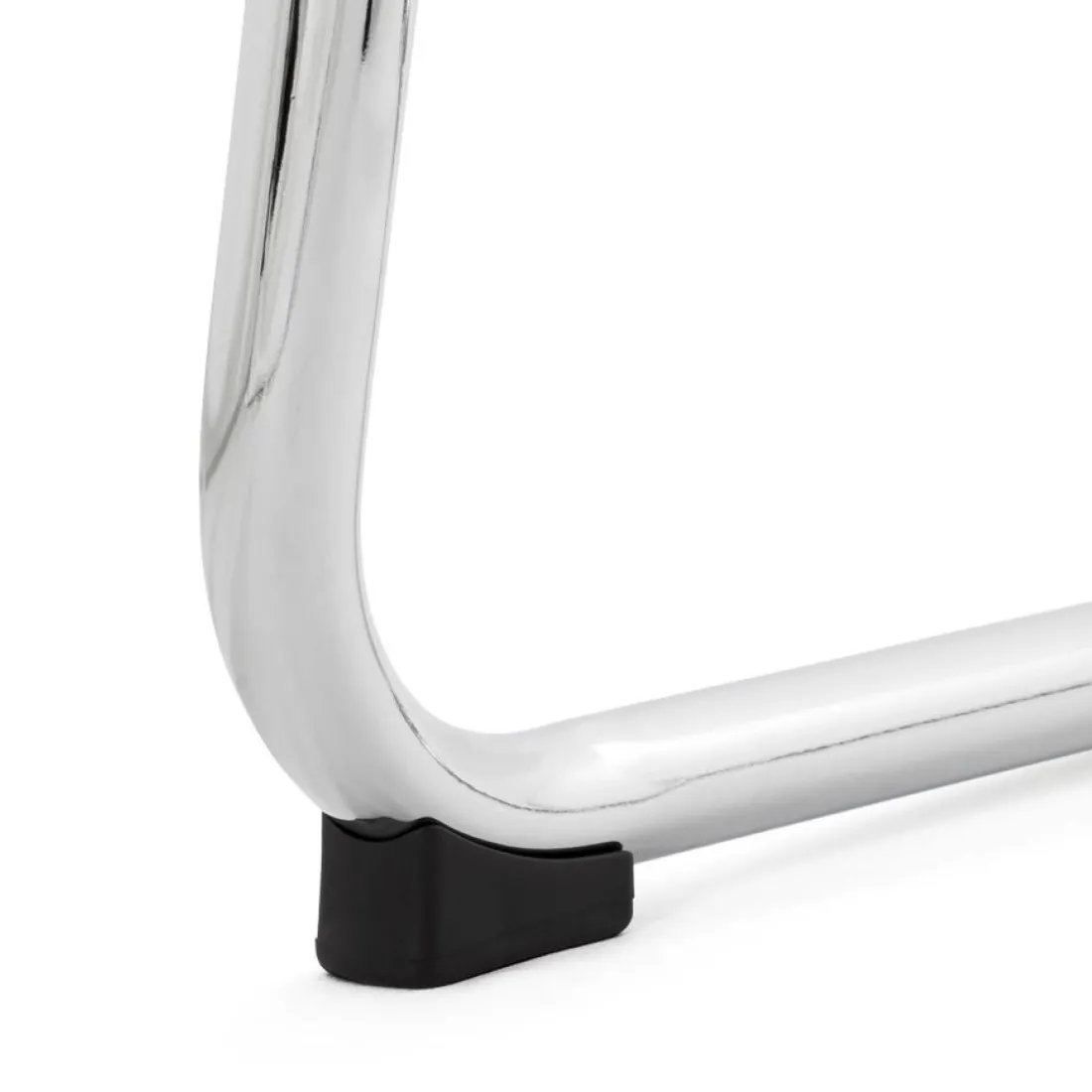 Chaise de bureau design 'GIGA' en matière synthétique blanche