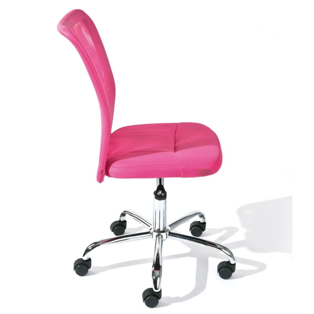 Chaise de bureau enfant à roulettes Rose DUTEL