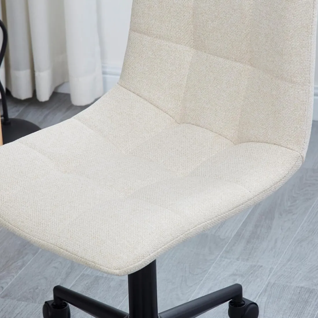 Chaise de Bureau Ergonomique Reglable Beige
