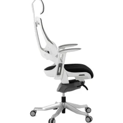 Chaise de bureau ergonomique tissu noir SALOO